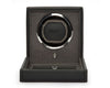 WOLF Designs Watch Winder Single Cub Watch Winder with Cover - Black