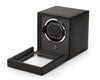 WOLF Designs Watch Winder Single Cub Watch Winder with Cover - Black