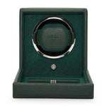 WOLF Designs Watch Winder Single Cub Watch Winder with Cover - Green