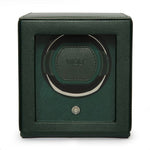 WOLF Designs Watch Winder Single Cub Watch Winder with Cover - Green