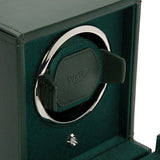 WOLF Designs Watch Winder Single Cub Watch Winder with Cover - Green
